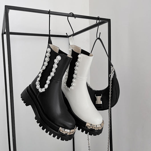 Botas Martin de Cuero Genuino con Tacón Reforzado y Detalles Artesanales - Image 9