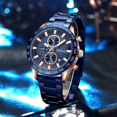 Reloj Deportivo Hombre Acero Inoxidable Resistente al Agua - Image 8