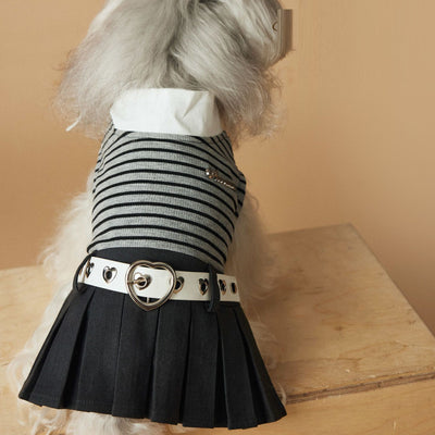 Vestido Rayado Primavera y Verano para Perros - Image 3