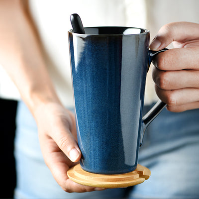 Taza Térmica de Cerámica con Tapa y Gran Capacidad - Image 13