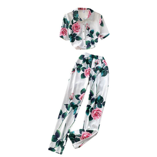Conjunto de Dos Piezas: Pantalón Ancho Cintura Alta Versátil - Image 8