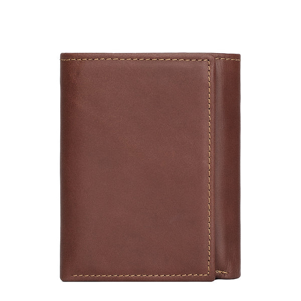 Billetera Vintage de Cuero con Protección RFID y Múltiples Compartimentos - Image 5