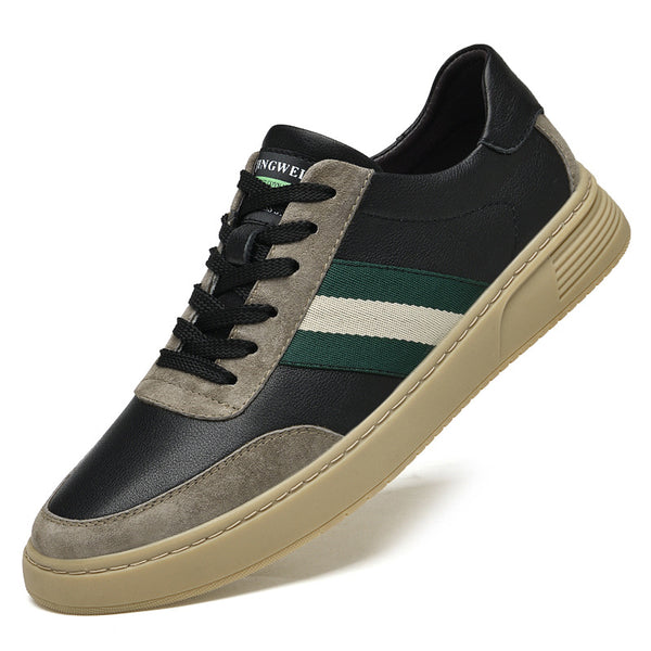 Zapatos Casuales para Hombre de Cuero Genuino con Cordones