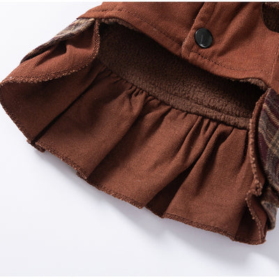 Vestido Suéter Cuadros para Mascotas - Falda Térmica Forrada en Fleece para Perros y Gatos - Image 28
