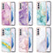 Funda Protectora Mármol Electrochapada Antigolpes para Celular