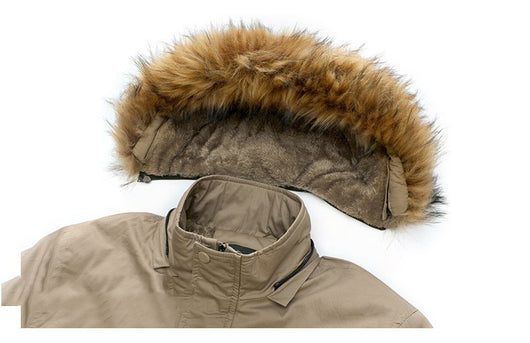 Abrigo de Invierno Hombre Cashmere Acolchado Algodón - Image 21