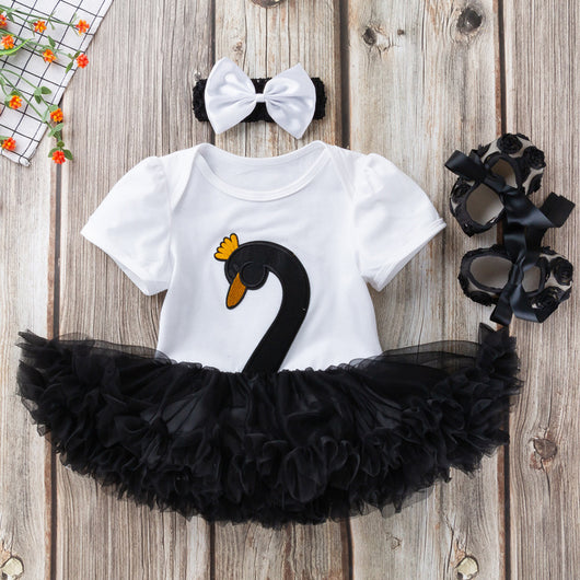 Conjunto de 3 Piezas para Bebé: Vestido, Zapatos y Accesorios para el Cabello - Image 6