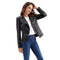 Chaqueta de Cuero para Mujer Desmontable Primavera Otoño