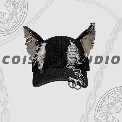 Gorra de Béisbol Denim Lavado con Diseño Vintage - Image 3