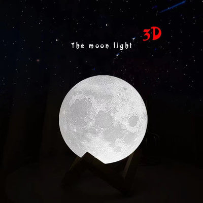 Lámpara de Mesa 3D Luna - Iluminación Romántica para San Valentín - Image 10