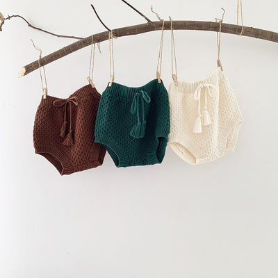Shorts de Lana con Flecos para Niñas - Diseño Minimalista - Image 16