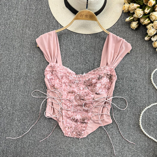 Top Encaje con Tirantes Finos - Slip Elegante para Usar Visible - Image 9