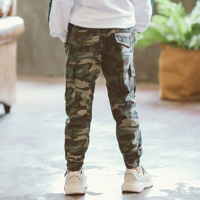 Pantalones Tácticos Infantiles Camuflaje Militar - Image 5