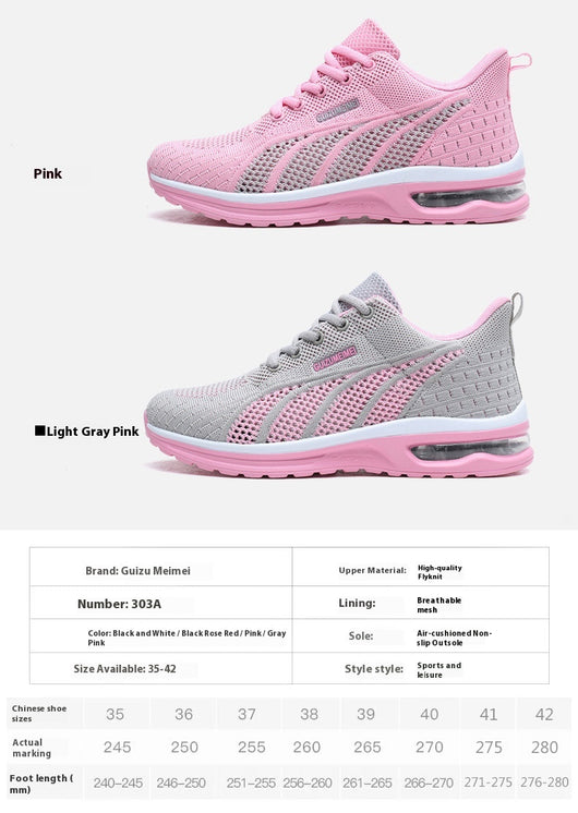 Zapatillas Deportivas Mujer Tejido Transpirable con Cojín de Aire - Image 10