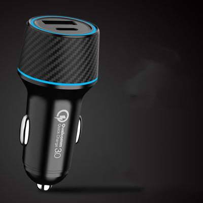 Cargador Dual Rápido 60W para Auto