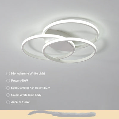 Lámpara de Techo LED Estilo Nórdico para Recámara Principal - Diseño Moderno e Inteligente - Image 6