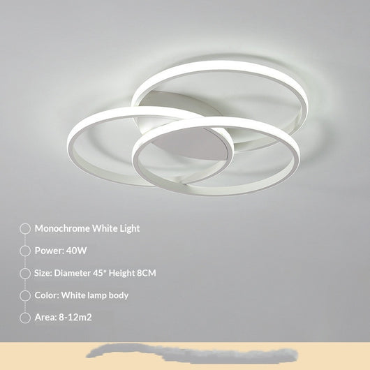 Lámpara de Techo LED Estilo Nórdico para Recámara Principal - Diseño Moderno e Inteligente - Image 6