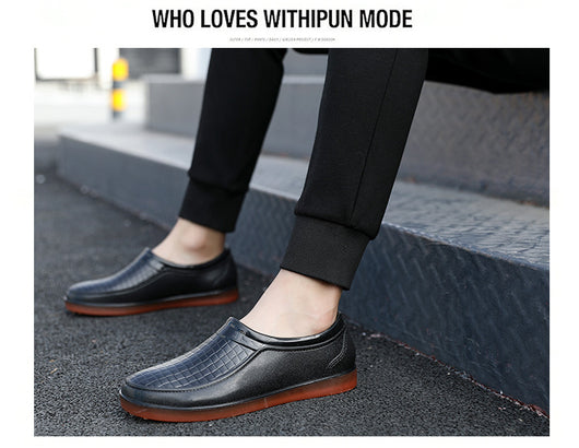 Botas Cortas Impermeables para Hombre con Suela Flexible - Image 14