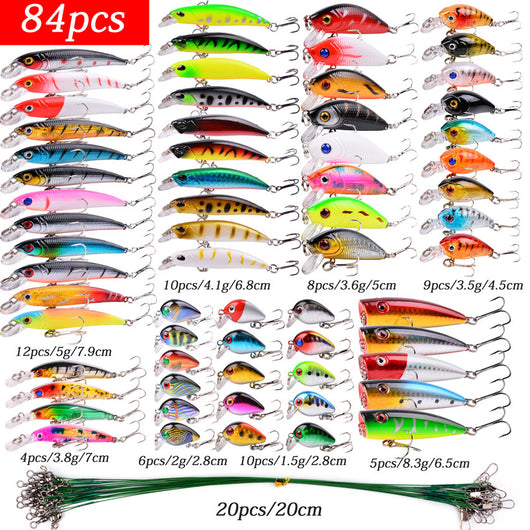 Set de Señuelos de Pesca Flotantes Mini Pez Artificial - Image 12