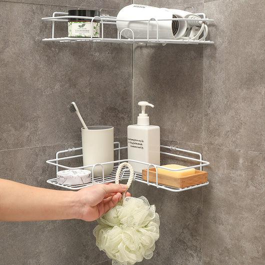 Estante Esquinero de Baño en Hierro Forjado con Soporte de Almacenamiento - Image 10