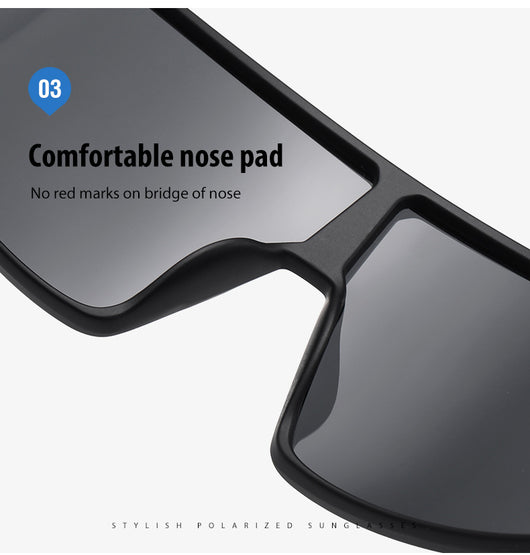 Gafas de Sol Hombre Montura Grande Diseño Minimalista - Image 33