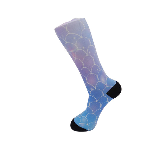 Calcetines Personalizados con Patrón de Escamas de Pez - Image 3