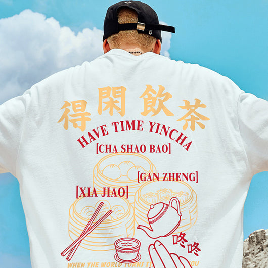 Camiseta Estampado Tide Verano Americano Manga Corta para Hombre - Image 3