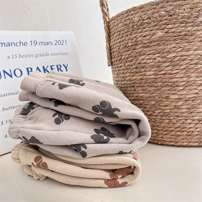 Pantalones Térmicos Deportivos con Estampado Oso para Niños y Niñas - Image 28