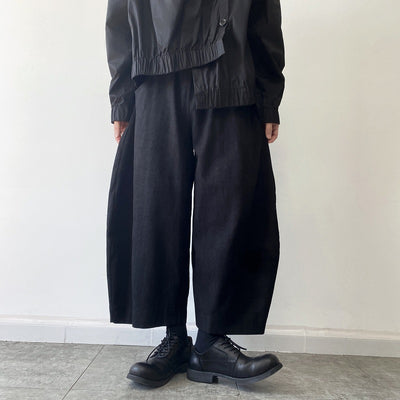 Pantalones Holgados Anchos Cropped para Hombre