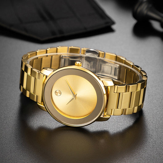 Reloj de Negocios Ultra Delgado para Hombre en Acero Inoxidable con Movimiento de Cuarzo - Image 14