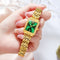 Reloj de Cuarzo Elegante Cuadrado Versátil para Mujer