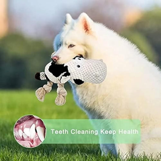 Juguete para Perros de Peluche Chirriante - Juguete Masticable Duradero para Perros Pequeños, Medianos y Grandes - Image 6