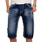 Pantalones de Mezclilla Casual para Hombre con Bolsillos Funcionales - Estilo Europeo y Americano