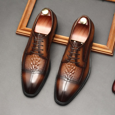 Zapatos de Cuero Ejecutivos Estilo Británico con Costura Premium - Image 7