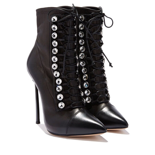 Botas Tacón Alto Strass Otoño Invierno - Estilo Trendy - Image 3