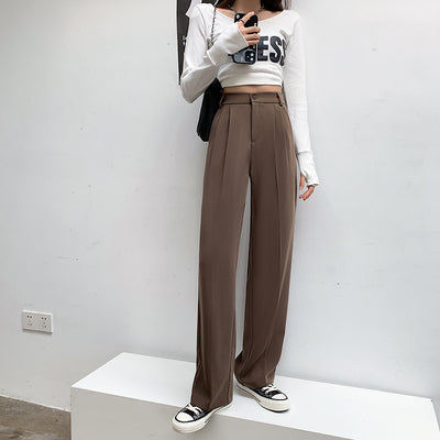 Pantalones Rectos Holgados en Beige - Estilo Casual Moderno - Image 14