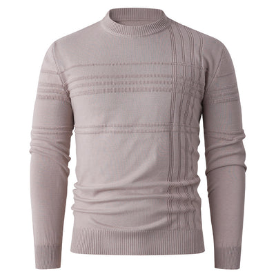 Suéter Tejido Cuello Redondo Clásico para Hombre - Image 2