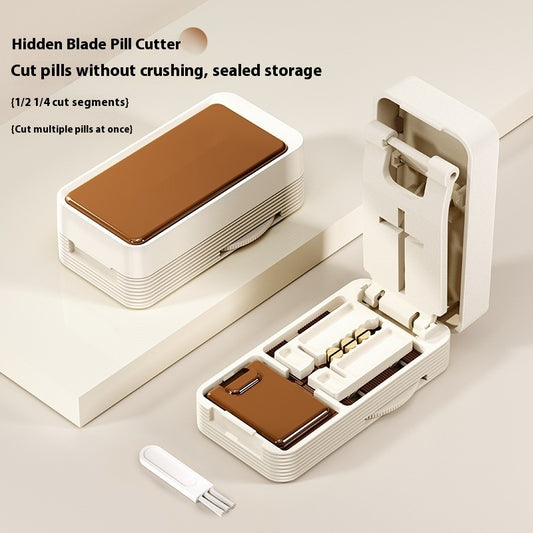 Organizador de Medicinas Compacto - Pastillero para Dos Dosis Diarias