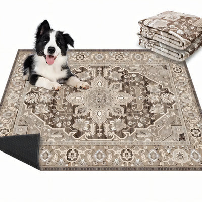 Tapete Absorbente para Mascotas Estilo Bohemio Resistente a Manchas - Image 11