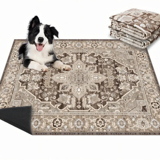 Tapete Absorbente para Mascotas Estilo Bohemio Resistente a Manchas - Image 11
