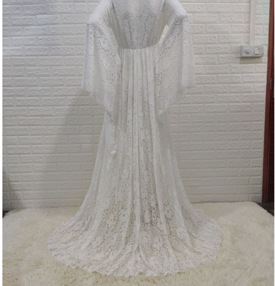 Vestido Suelto con Encaje y Abertura Lateral - Image 23