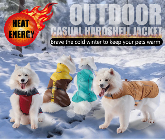 Chaqueta Impermeable y Resistente al Viento con Velcro para Perros Medianos y Grandes - Image 13