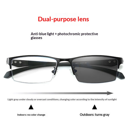 Gafas Azules con Filtro de Luz Azul y Efecto Cambio de Color para Hombre - Image 2