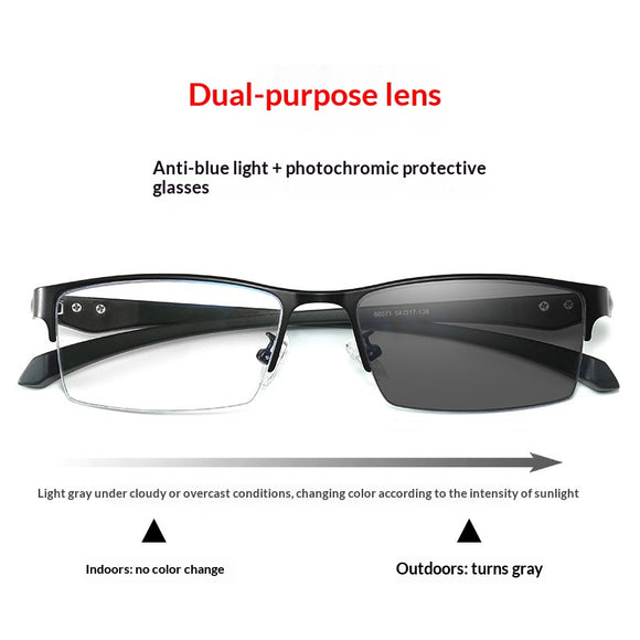 Gafas Azules con Filtro de Luz Azul y Efecto Cambio de Color para Hombre