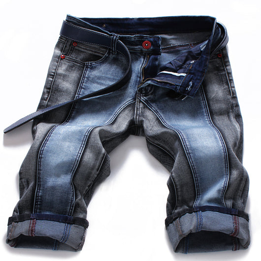 Pantalones Slim Casuales con Costura Elástica y Ajuste de Color