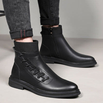 Botas Chelsea de Cuero British Premium para Hombre - Cálidas y Elegantes - Image 6