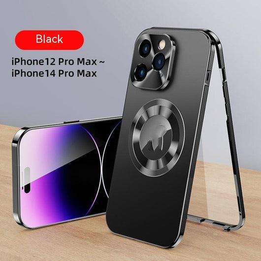 Funda Magnética de Cristal y Metal para Smartphone - Protección Total Antigolpes - Image 4