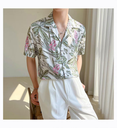 Camisa Cuello Cubano Hombros Sueltos - Image 24