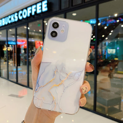 Funda TPU Transparente con Diseño de Mármol Hueco - Image 7
