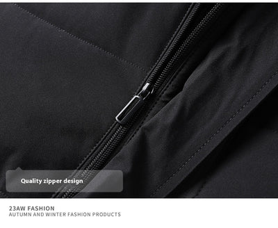 Abrigo Acolchado Térmico para Hombre Adulto Mayor - Chaqueta Gruesa con Capucha - Image 16